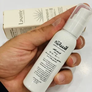 کرم ضد آفتاب و ضد لک بی رنگ SPF50 لاسانته 50 میلی لیتر